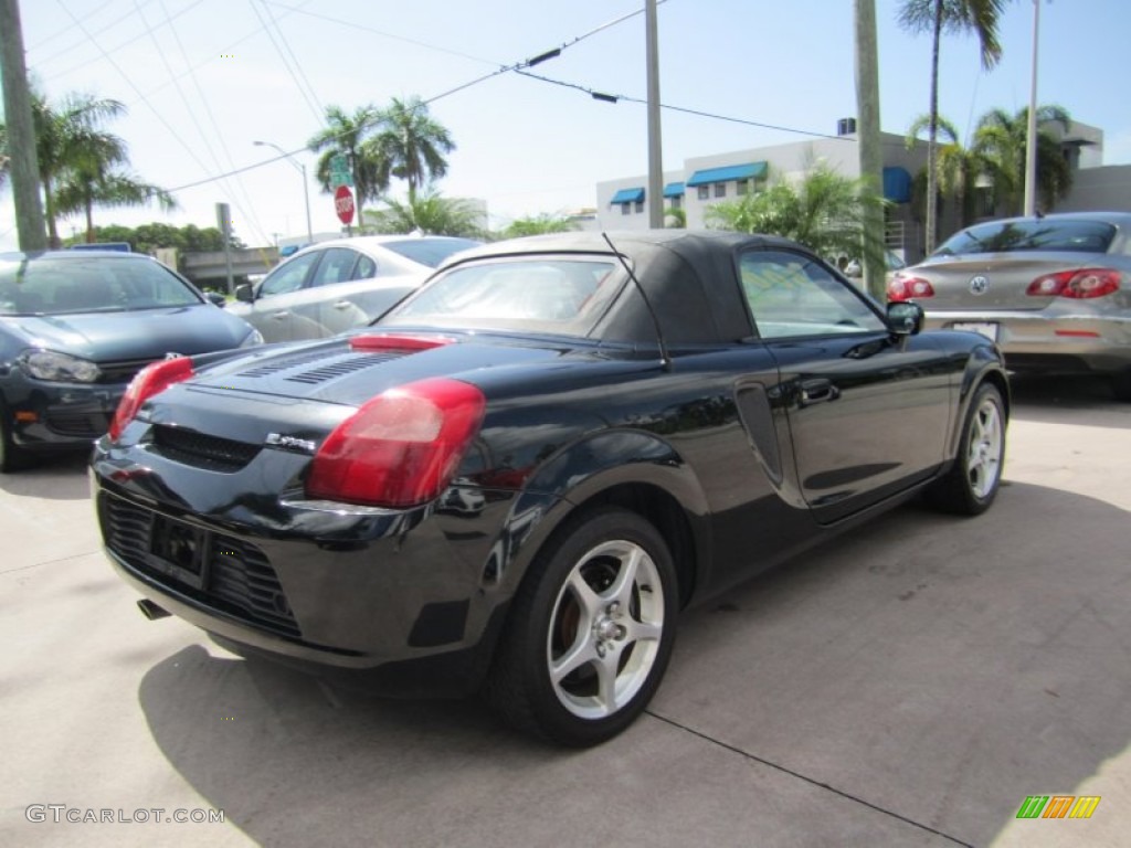 2001 MR2 Spyder Roadster - Black / Black photo #5