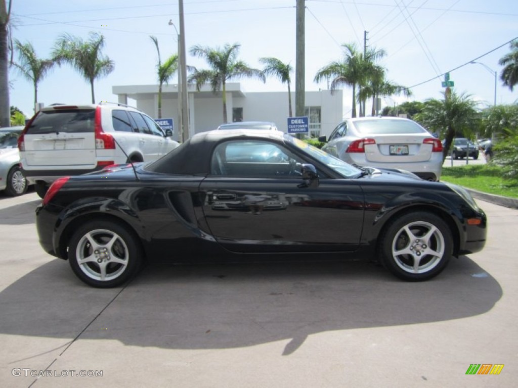 2001 MR2 Spyder Roadster - Black / Black photo #6