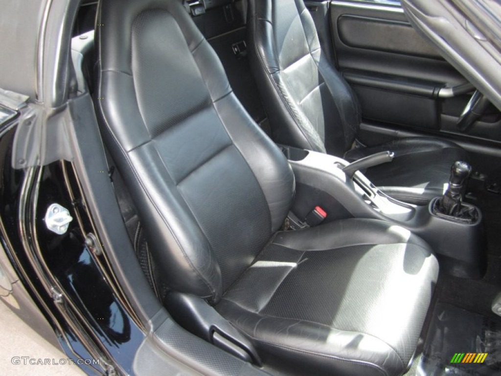 2001 MR2 Spyder Roadster - Black / Black photo #10