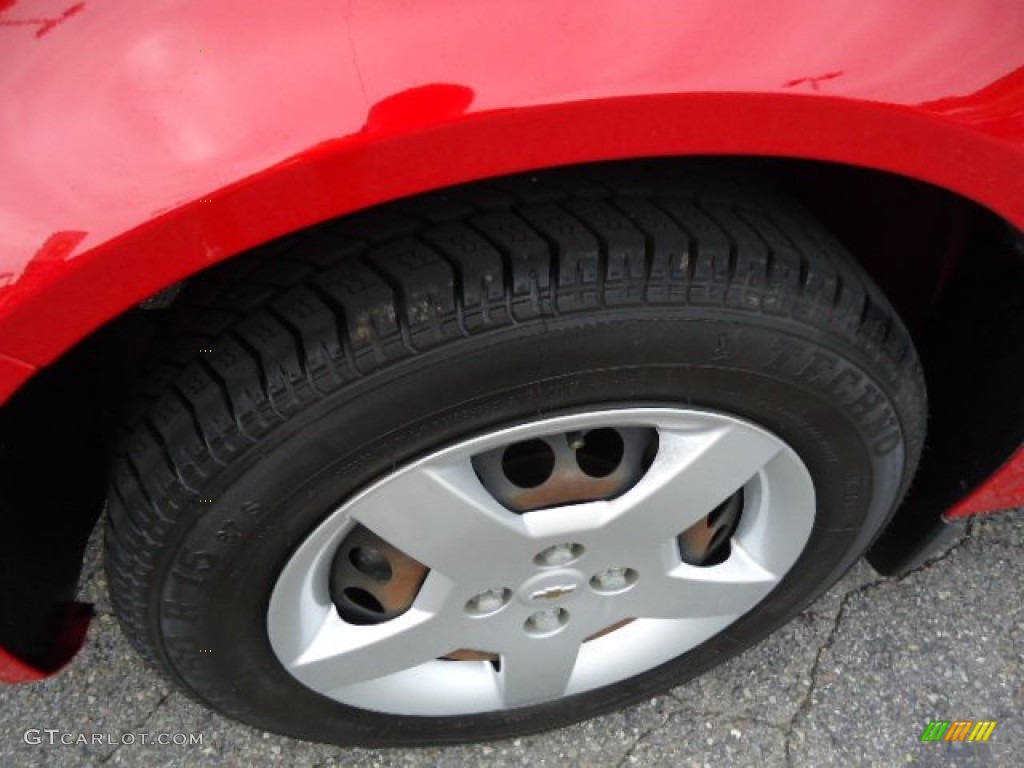 2007 Cobalt LS Coupe - Victory Red / Gray photo #9