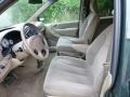 2001 Chrysler Town & Country Sandstone Interior Front Seat Photo