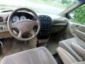 2001 Chrysler Town & Country Sandstone Interior Dashboard Photo