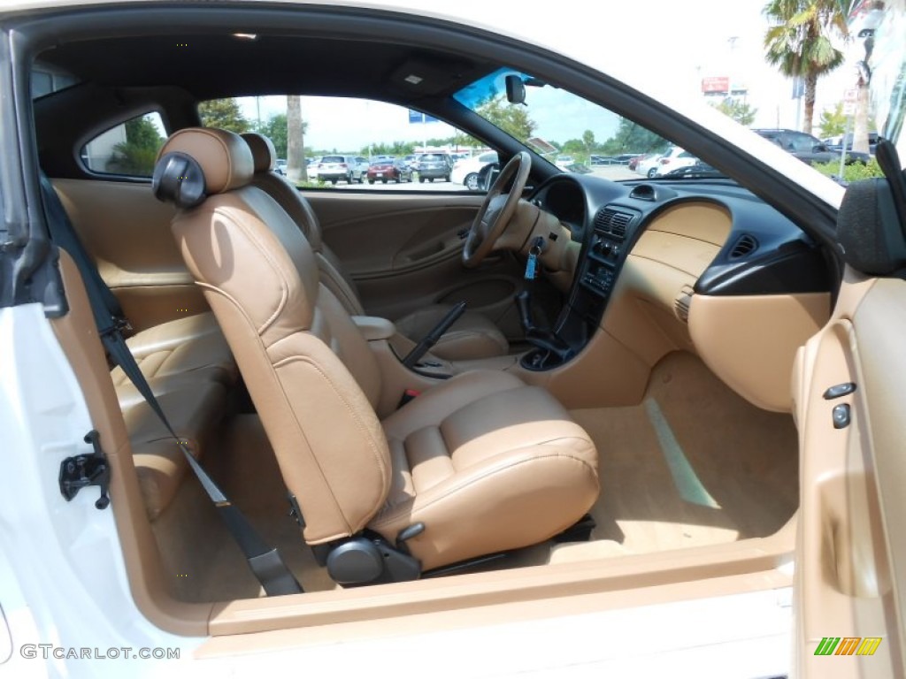 Saddle Interior 1997 Ford Mustang GT Coupe Photo #69559338