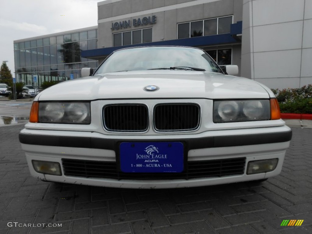 1996 3 Series 328i Convertible - Alpine White / Blue photo #3