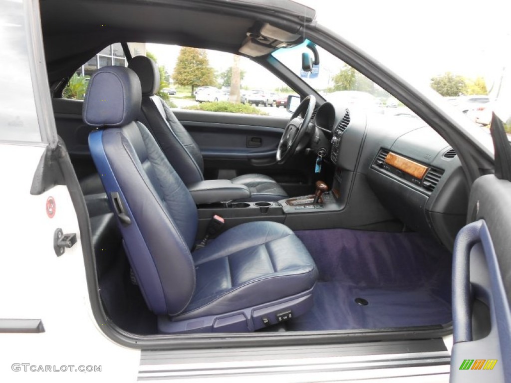 Blue Interior 1996 BMW 3 Series 328i Convertible Photo #69559641