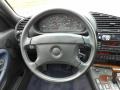 1996 BMW 3 Series Blue Interior Steering Wheel Photo