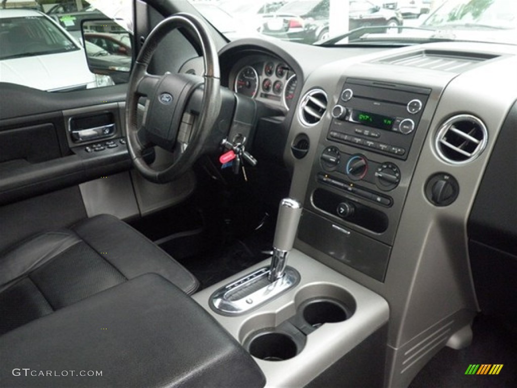 2008 Ford F150 FX2 Sport SuperCab Black Dashboard Photo #69560333