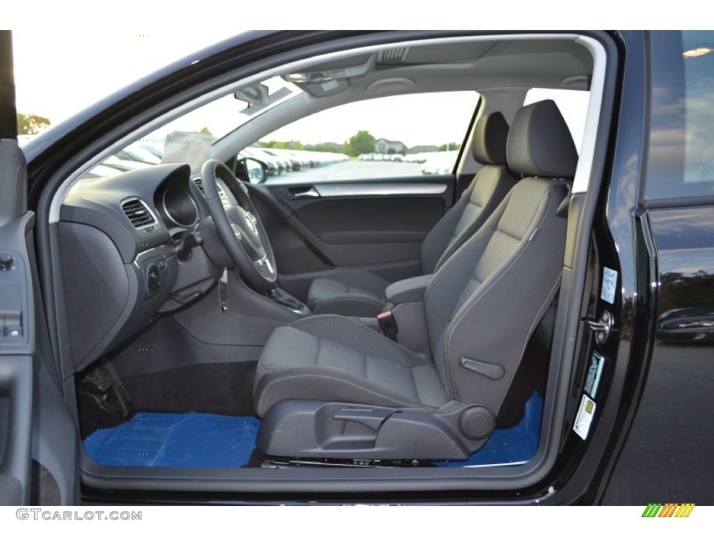 Titan Black Interior 2013 Volkswagen Golf 2 Door Photo #69560502