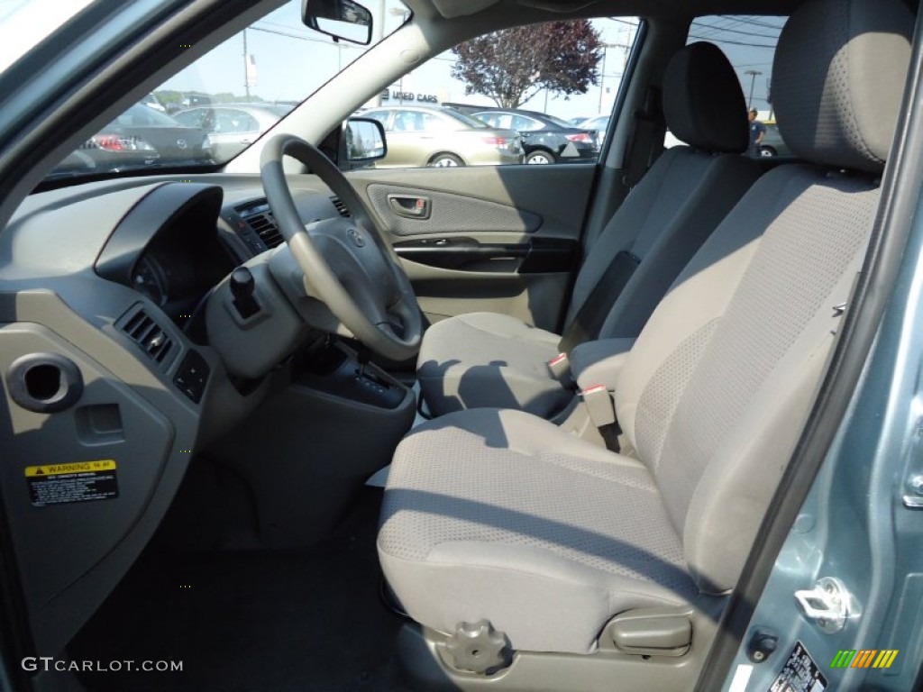 Gray Interior 2009 Hyundai Tucson GLS Photo #69561286