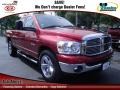 Inferno Red Crystal Pearl 2008 Dodge Ram 1500 Big Horn Edition Quad Cab