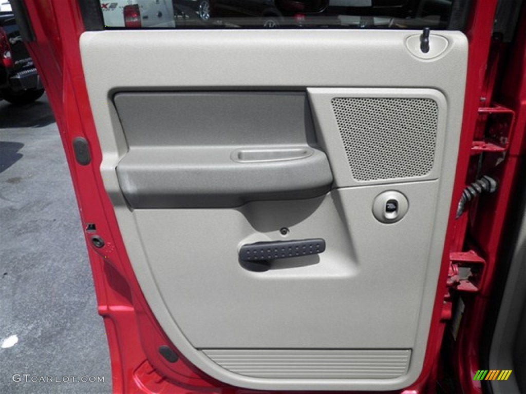 2008 Ram 1500 Big Horn Edition Quad Cab - Inferno Red Crystal Pearl / Medium Slate Gray photo #29