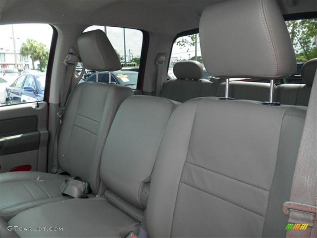 2008 Ram 1500 Big Horn Edition Quad Cab - Inferno Red Crystal Pearl / Medium Slate Gray photo #33