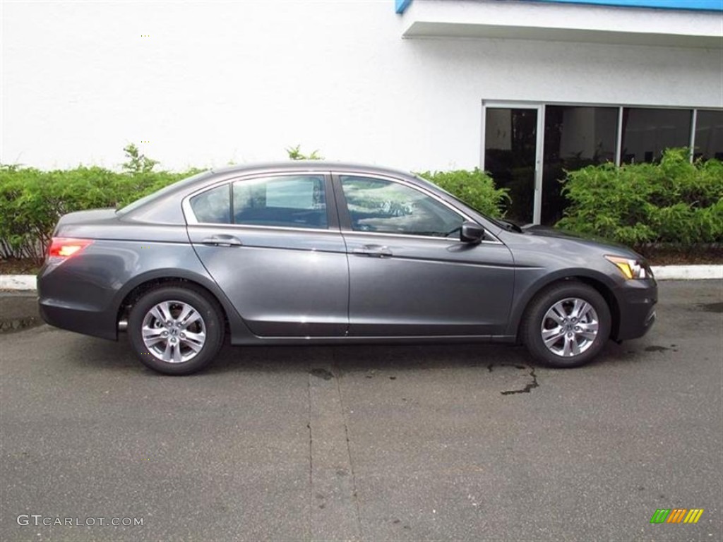 2012 Accord LX Premium Sedan - Polished Metal Metallic / Gray photo #2