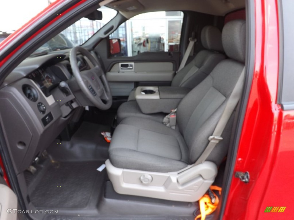 Stone/Medium Stone Interior 2009 Ford F150 STX Regular Cab 4x4 Photo #69562608