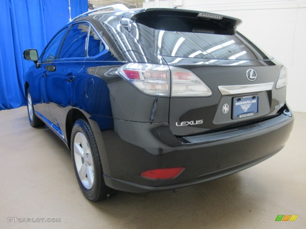 2010 RX 350 AWD - Obsidian Black / Black/Brown Walnut photo #6