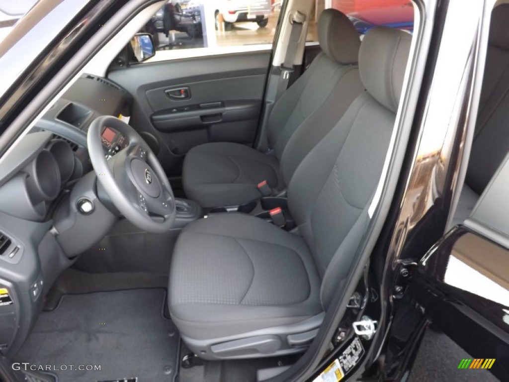 Black Cloth Interior 2013 Kia Soul 1.6 Photo #69563263