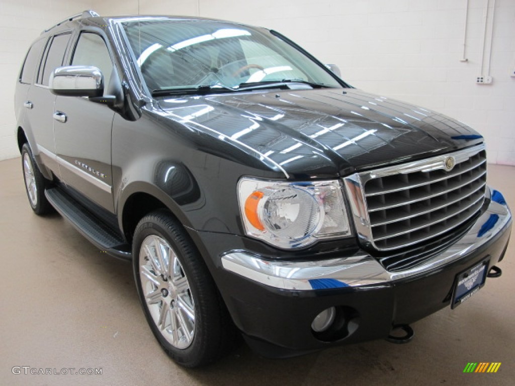 2008 Aspen Limited 4WD - Brilliant Black Crystal Pearl / Light Graystone photo #1
