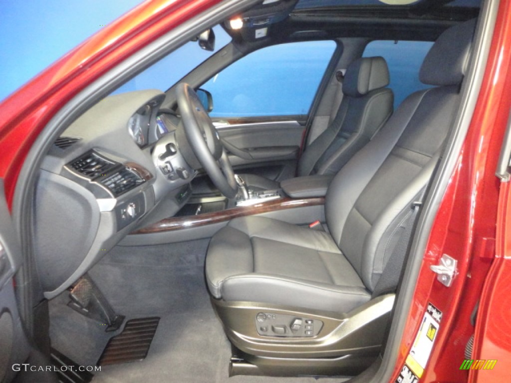 2012 X5 xDrive35i - Vermillion Red Metallic / Black photo #13