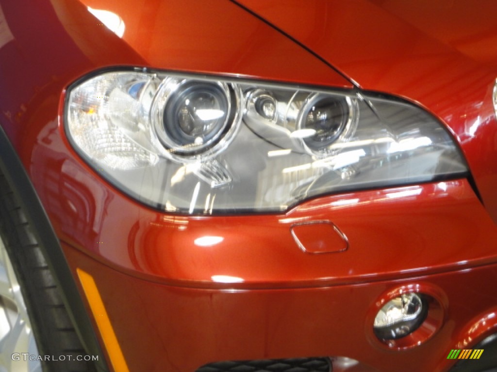 2012 X5 xDrive35i - Vermillion Red Metallic / Black photo #28