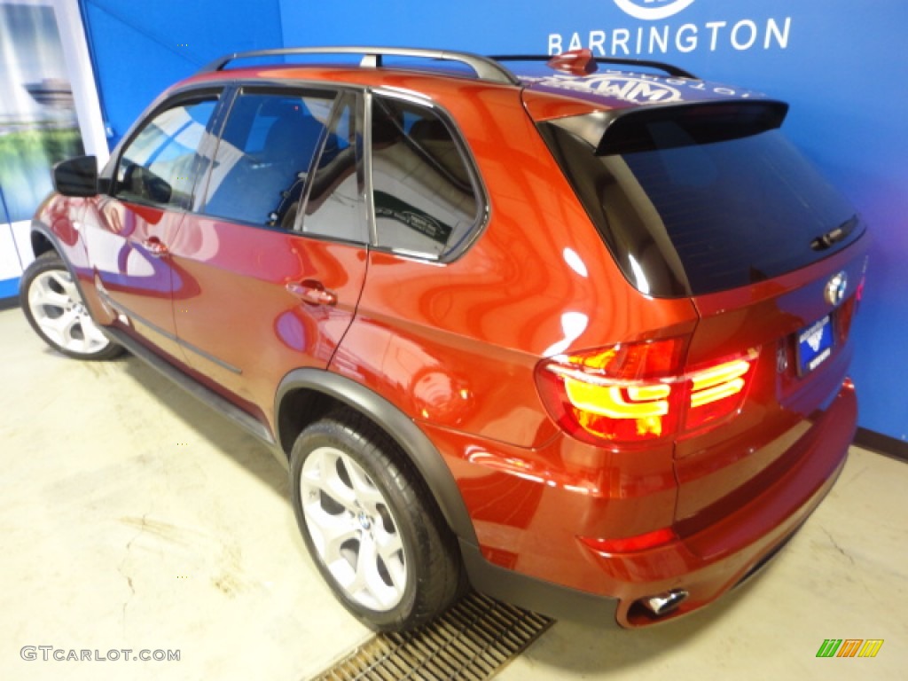 2012 X5 xDrive35i - Vermillion Red Metallic / Black photo #35