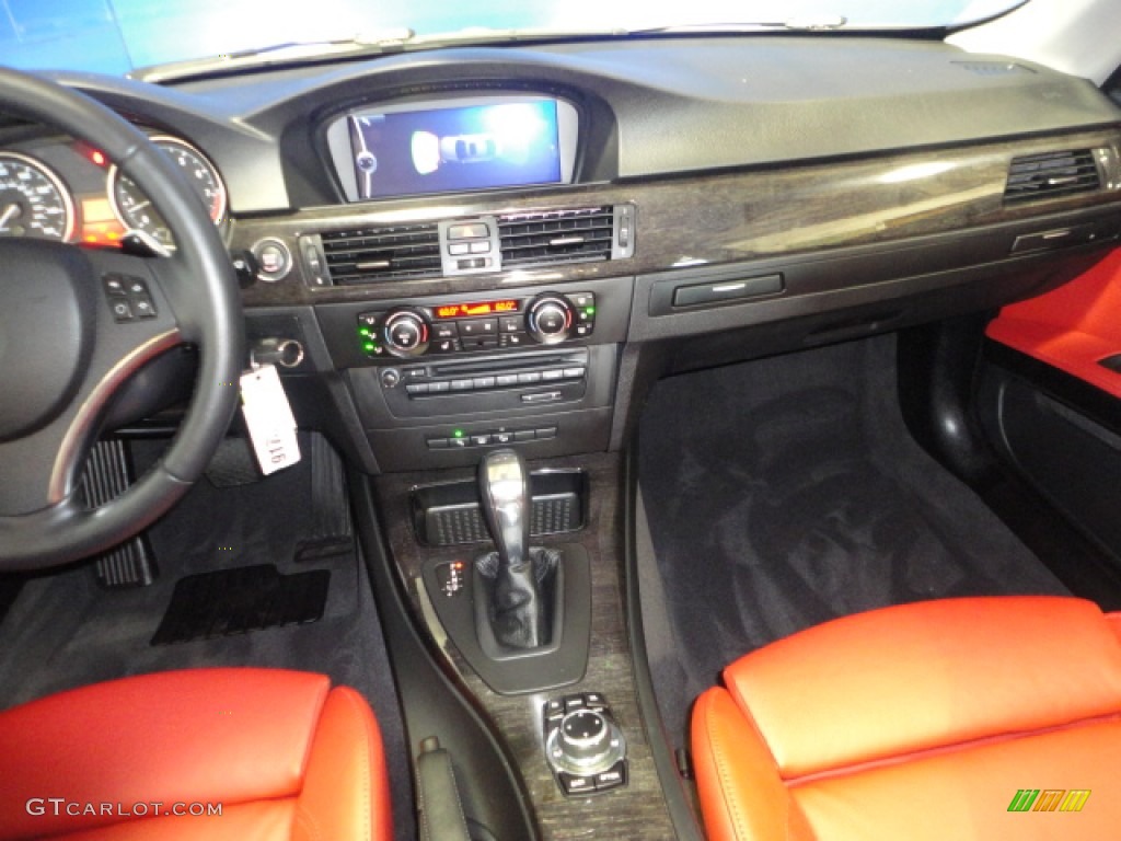 2011 3 Series 335i xDrive Coupe - Titanium Silver Metallic / Coral Red/Black Dakota Leather photo #17