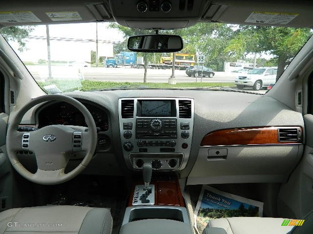 2010 Infiniti QX 56 4WD Stone Dashboard Photo #69567615