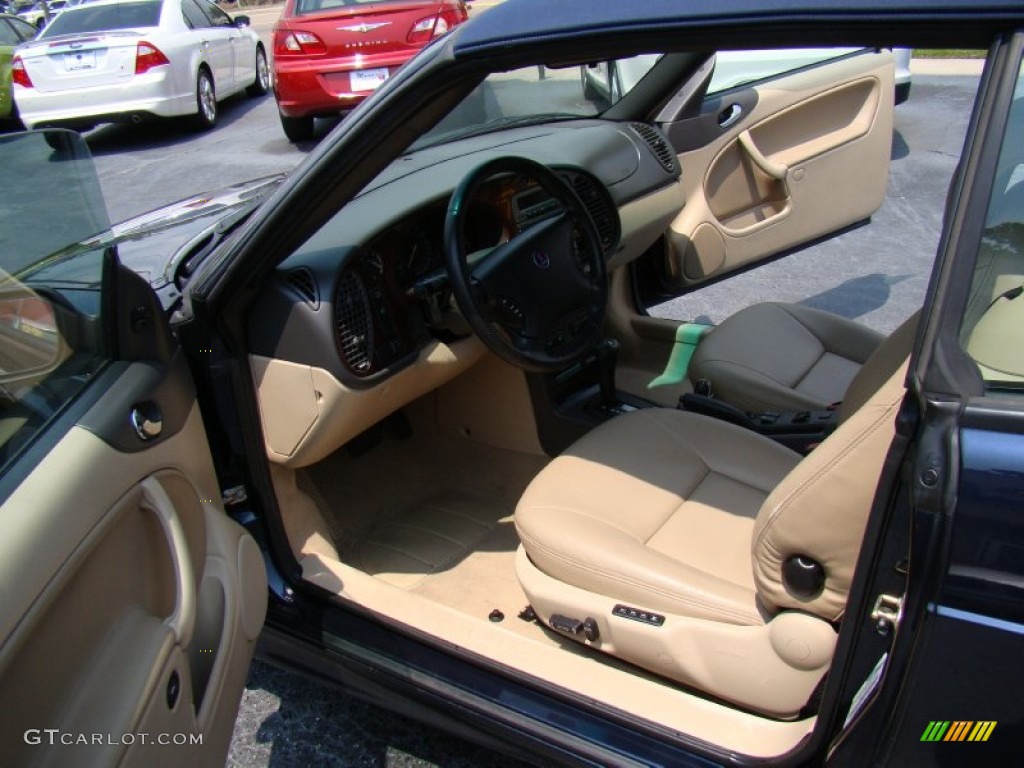 2002 9-3 SE Convertible - Cosmic Blue Metallic / Charcoal Gray photo #9