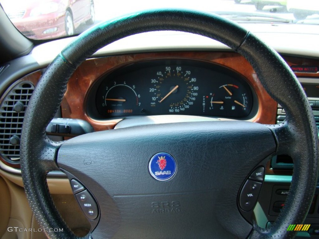 2002 9-3 SE Convertible - Cosmic Blue Metallic / Charcoal Gray photo #17