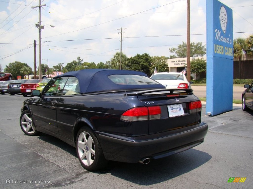 2002 9-3 SE Convertible - Cosmic Blue Metallic / Charcoal Gray photo #27
