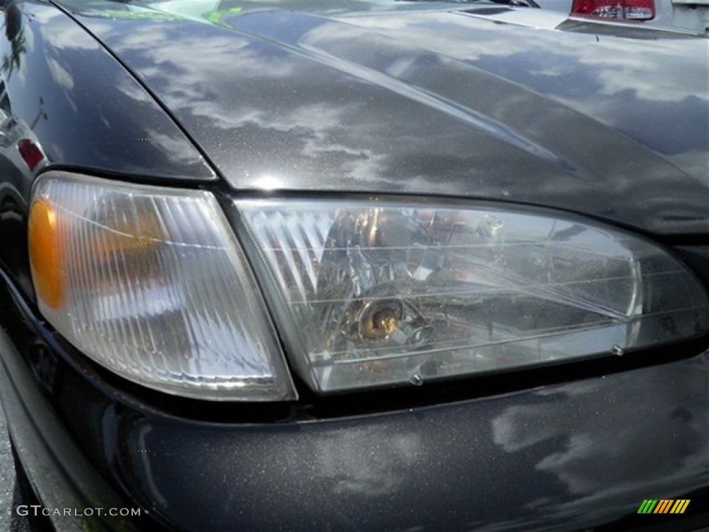 1998 Corolla CE - Satin Black Metallic / Gray photo #3