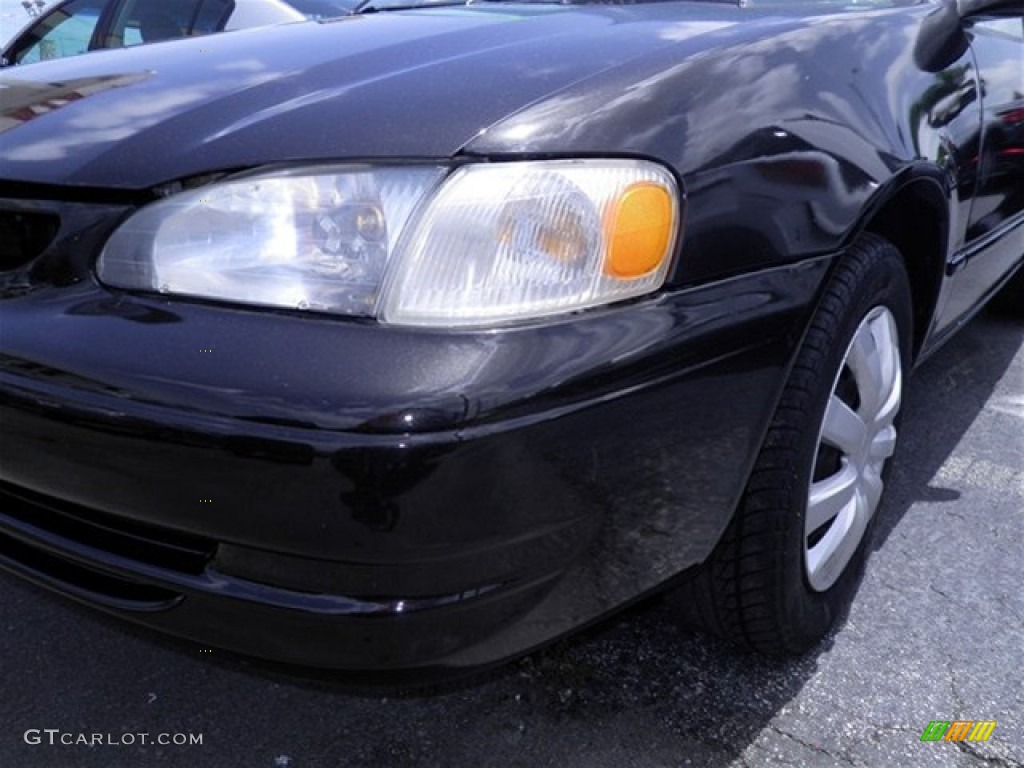 1998 Corolla CE - Satin Black Metallic / Gray photo #8