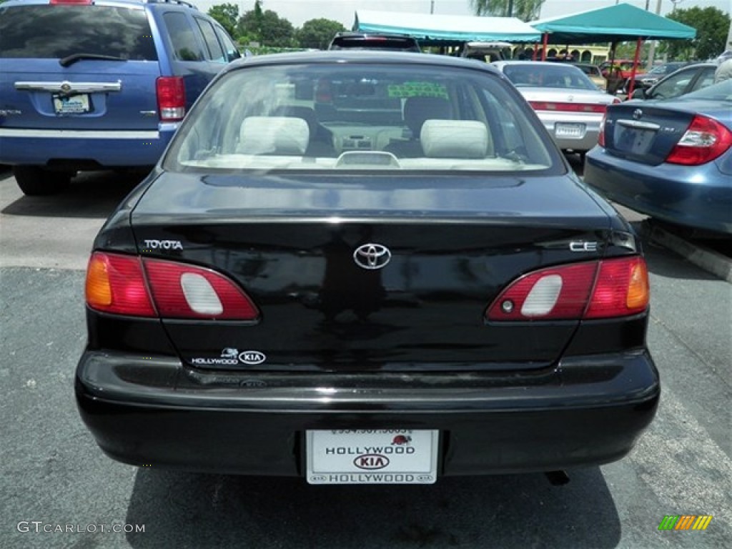 1998 Corolla CE - Satin Black Metallic / Gray photo #16