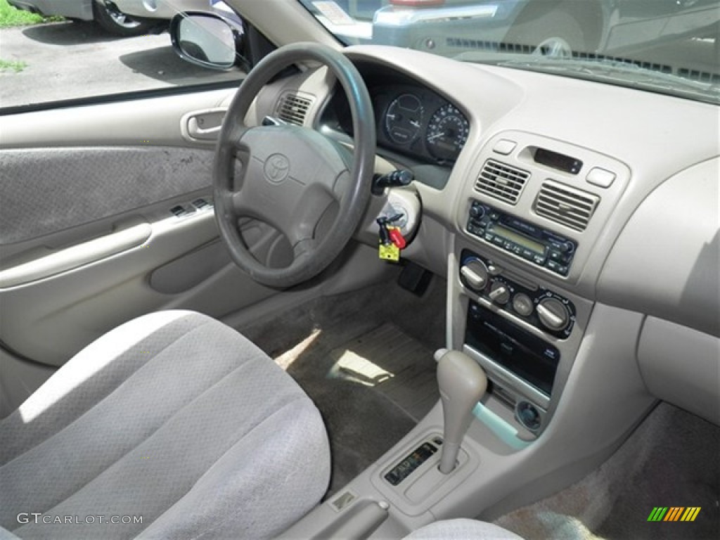 1998 Corolla CE - Satin Black Metallic / Gray photo #20