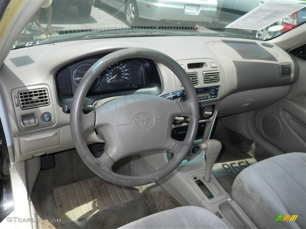 1998 Corolla CE - Satin Black Metallic / Gray photo #30