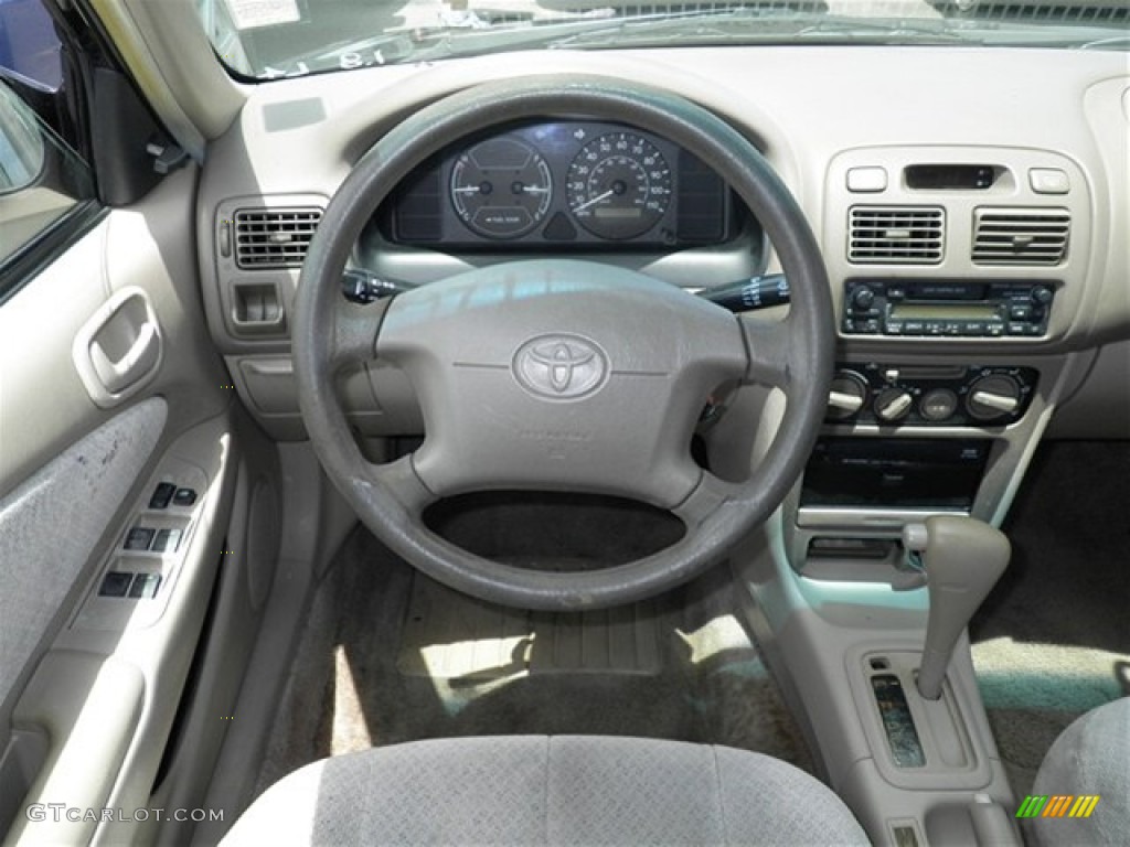 1998 Corolla CE - Satin Black Metallic / Gray photo #33