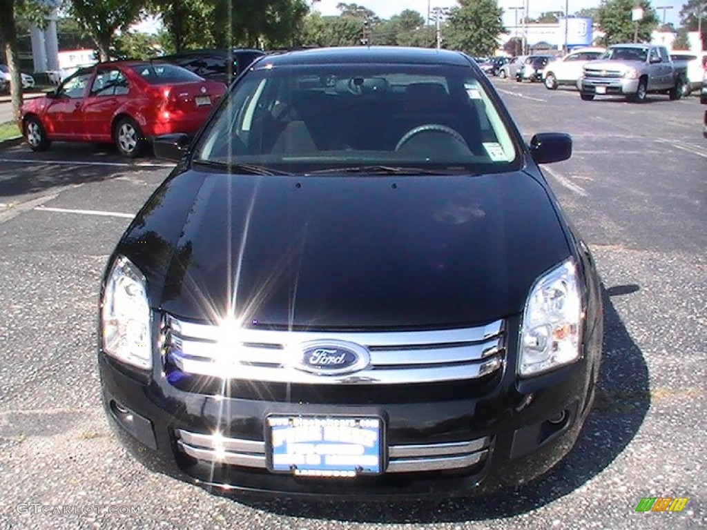 2008 Fusion SE - Black Ebony / Charcoal Black photo #2