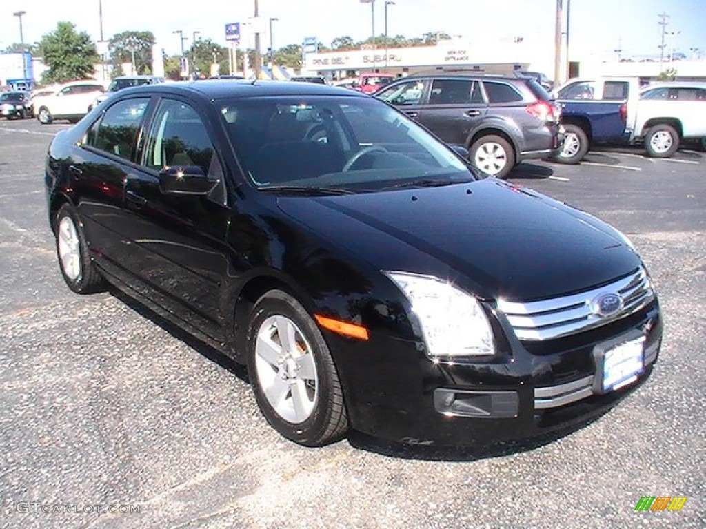2008 Fusion SE - Black Ebony / Charcoal Black photo #3