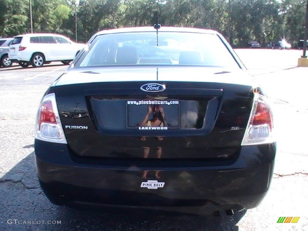 2008 Fusion SE - Black Ebony / Charcoal Black photo #5