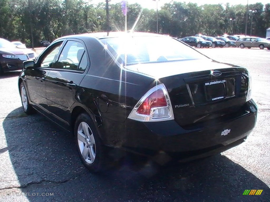 2008 Fusion SE - Black Ebony / Charcoal Black photo #6