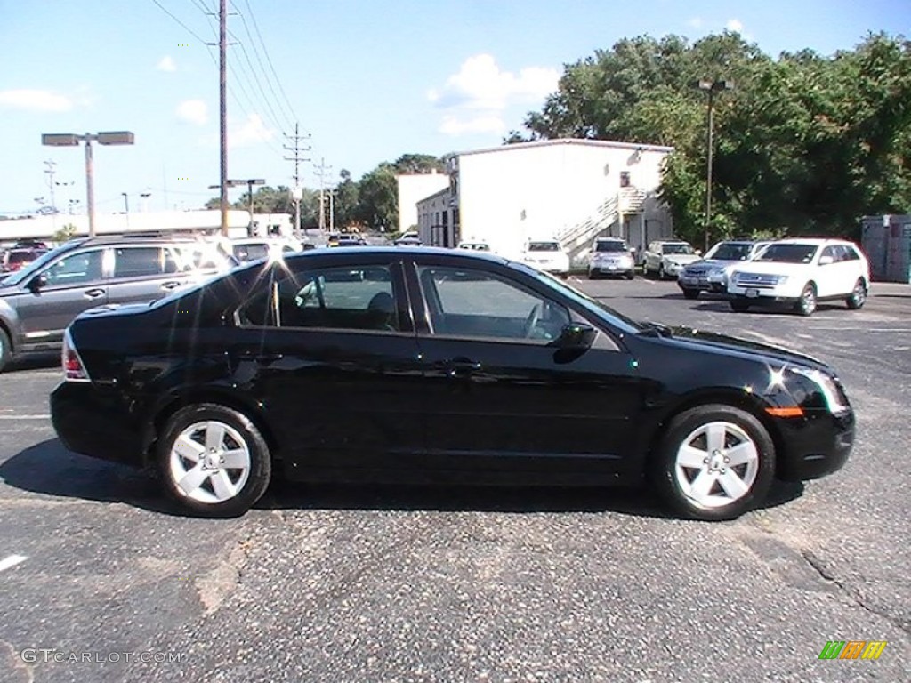 2008 Fusion SE - Black Ebony / Charcoal Black photo #7