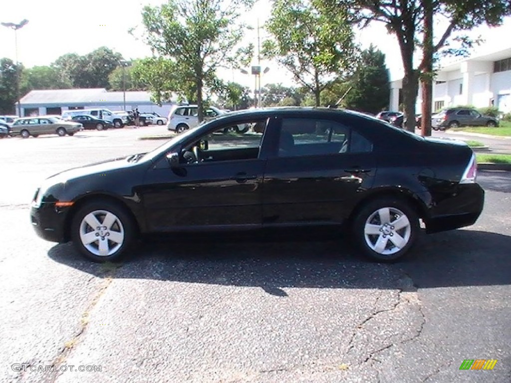 2008 Fusion SE - Black Ebony / Charcoal Black photo #9