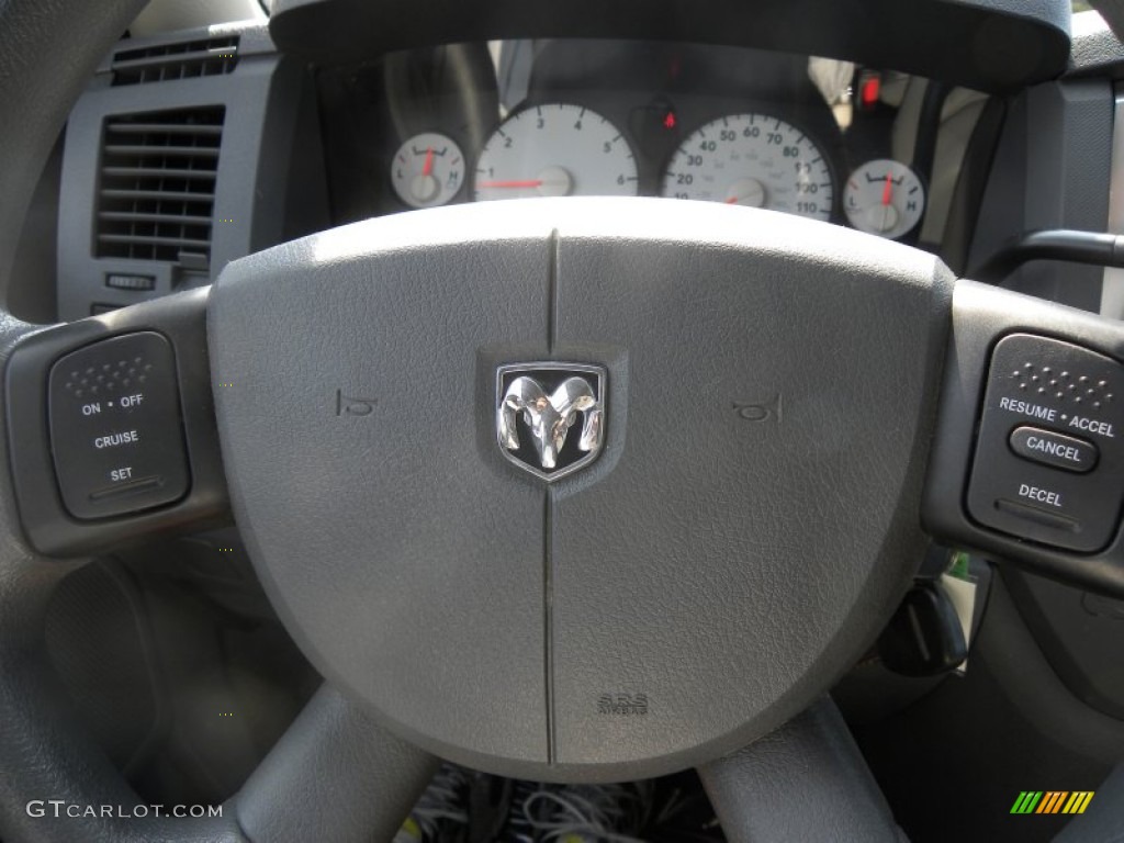 2007 Ram 1500 SLT Quad Cab - Bright White / Medium Slate Gray photo #20