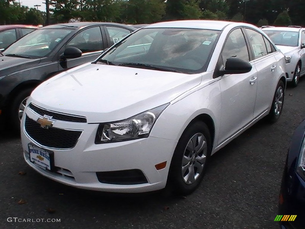 2012 Cruze LS - Summit White / Jet Black/Medium Titanium photo #1