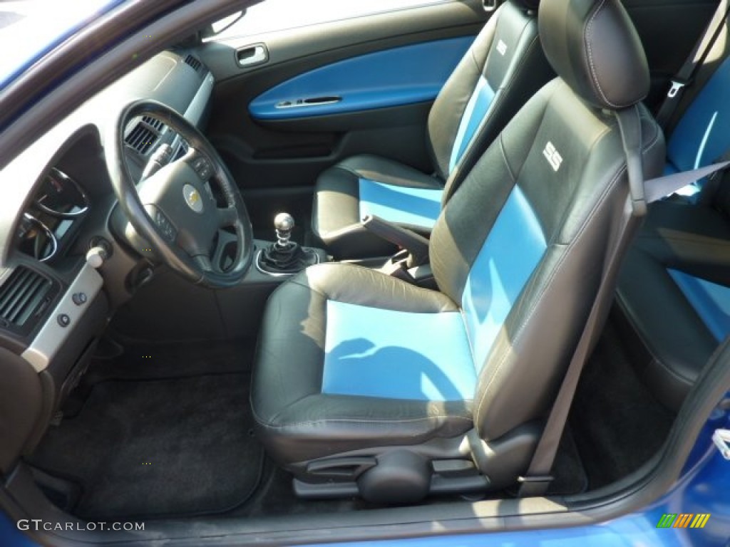 Ebony/Blue Interior 2006 Chevrolet Cobalt SS Supercharged Coupe Photo #69571920