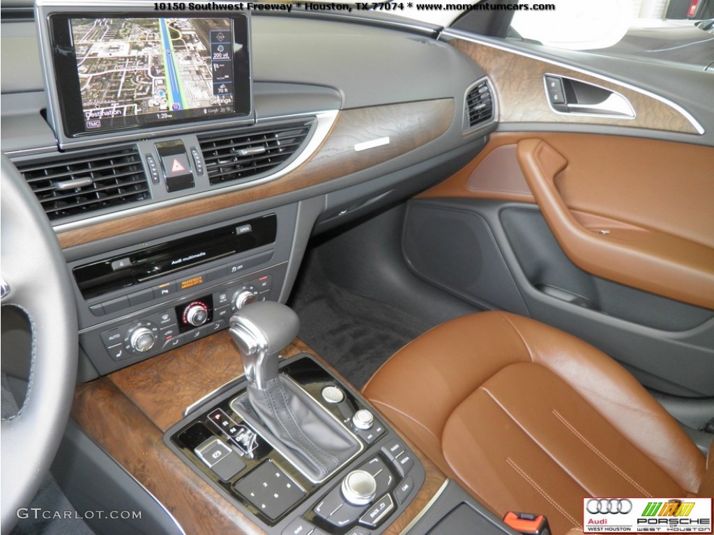 2012 A6 3.0T quattro Sedan - Ibis White / Nougat Brown photo #9