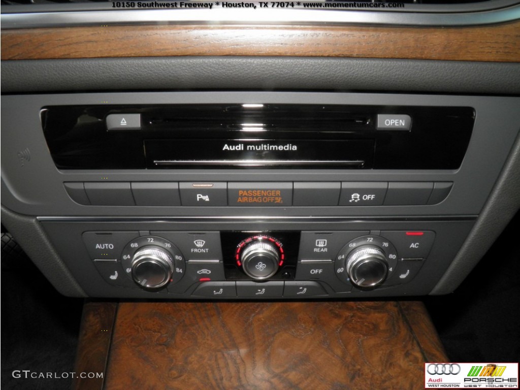 2012 A6 3.0T quattro Sedan - Ibis White / Nougat Brown photo #11