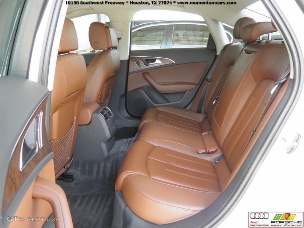 2012 A6 3.0T quattro Sedan - Ibis White / Nougat Brown photo #15