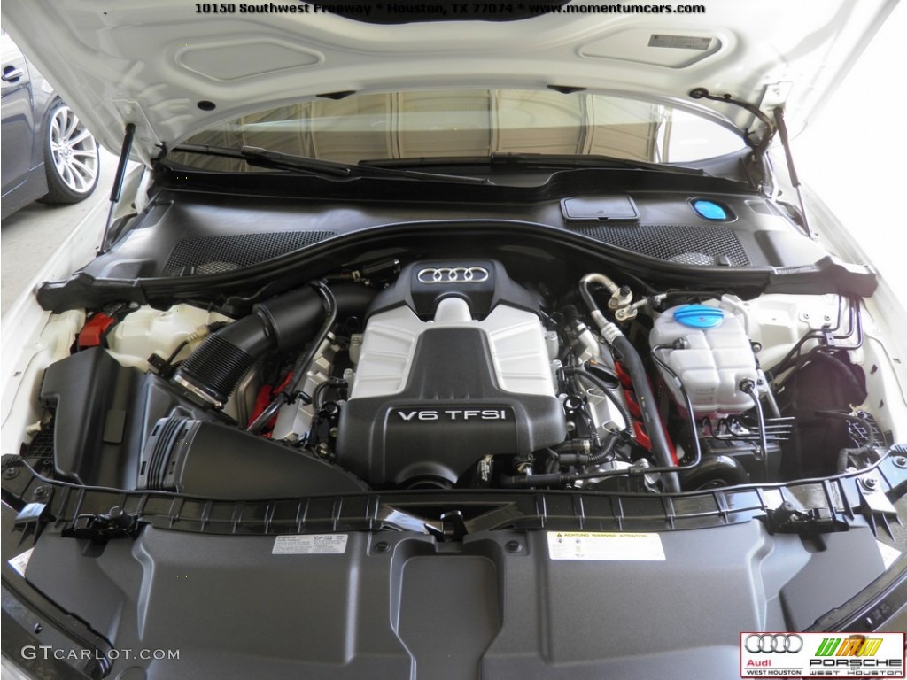 2012 A6 3.0T quattro Sedan - Ibis White / Nougat Brown photo #18