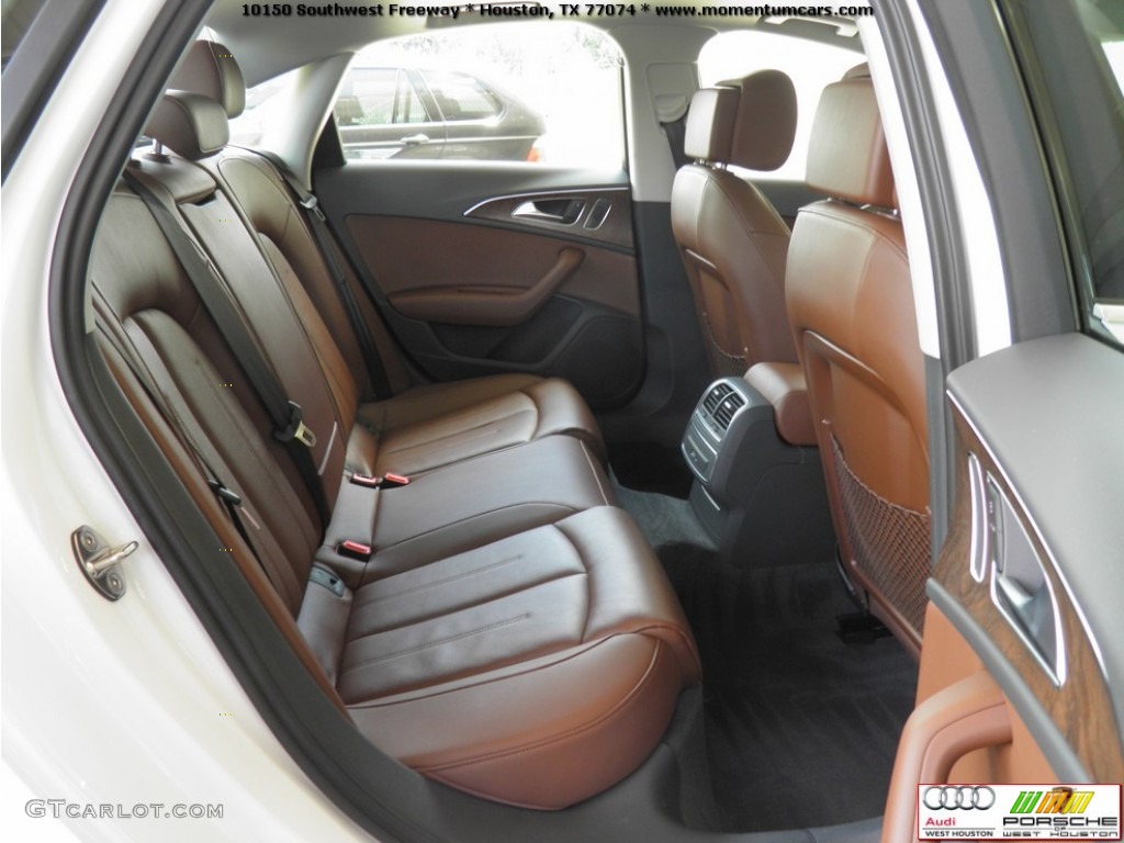 2012 A6 3.0T quattro Sedan - Ibis White / Nougat Brown photo #28