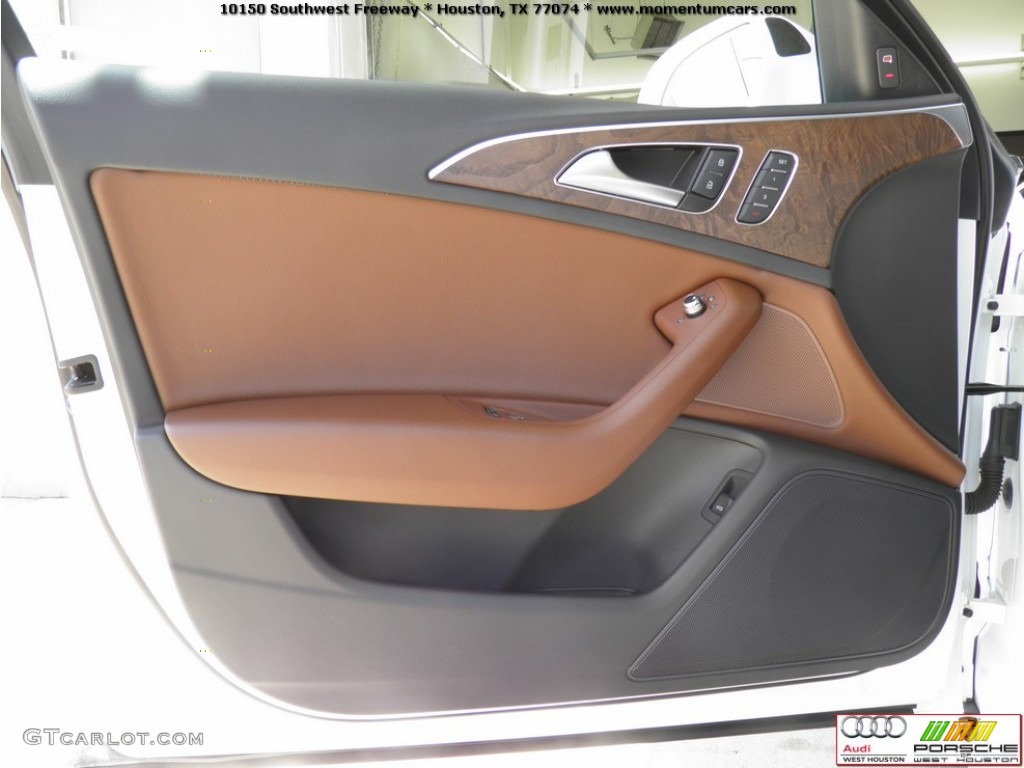 2012 A6 3.0T quattro Sedan - Ibis White / Nougat Brown photo #29